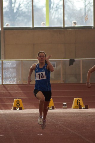 Lena Humburger beim 60m - Lauf DSC01038