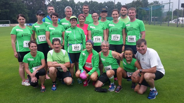 Die Athleten des Lauftreffes Nördlingen