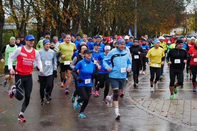 Teilnehmer auf der 10-Kilometer-Strecke