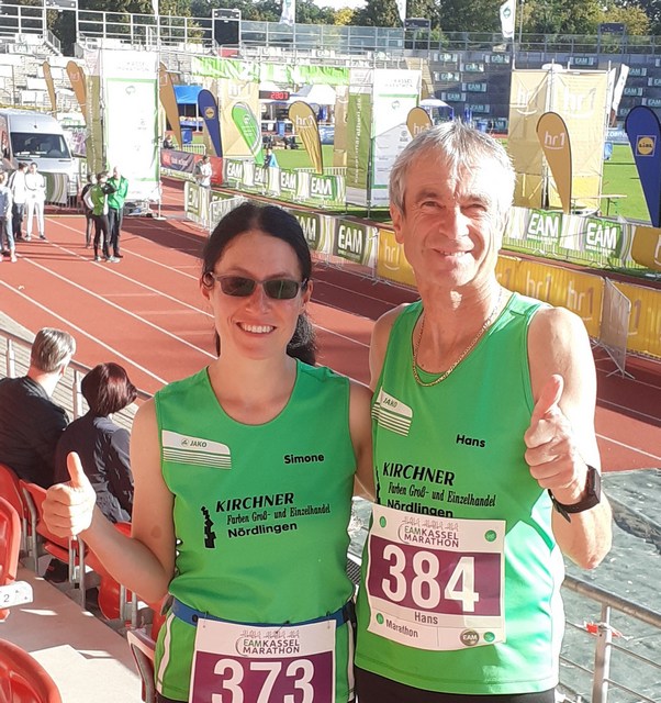 Simone und Hans vom TSV Nördlingen