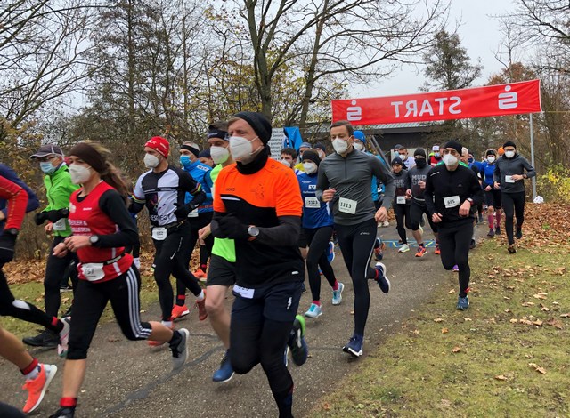 Start zum Hauptlauf mit Maske und Abstand